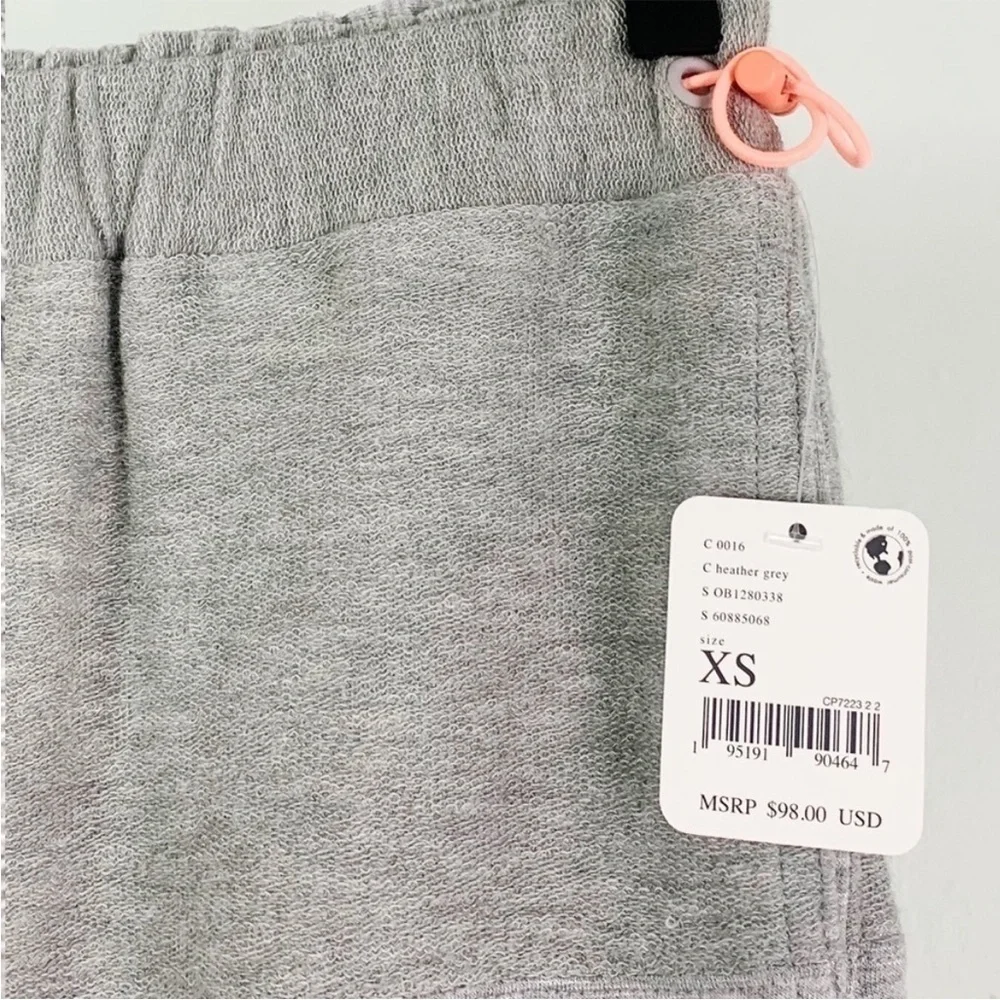NWT FP Movement Free People Surfside Straight Leg Jogger Pants In Light Grey